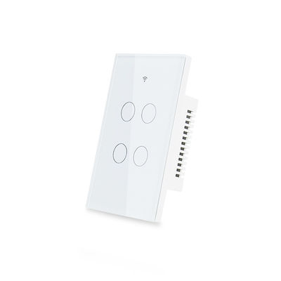 1/2/3/4/6/8 Gang Light Smart Wifi Wall Switch RF433 need Neutral Wire Tuya App Control با الکسا کار می کند