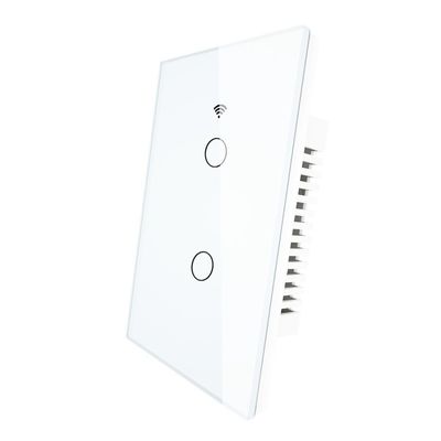 صفحه لمسی شیشه ای نوع عمومی 1/2/3/4 Gang Wifi Light Switch Smart Home 10A 90-260V