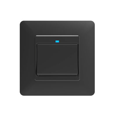 سوئیچ دیواری هوشمند وای فای هوشمند Tuya Light 1 با دکمه OEM سازگار با Alexa / Google Home