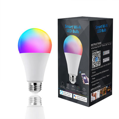 Tuya Alexa 10W E27 E26 B22 Smart Wifi LED لامپ RGB + سفید کم نور