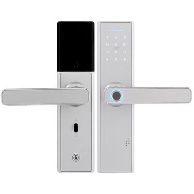 قفل درب ورودی Wifi با اثر انگشت صفحه لمسی با قفل دسته با نصب آسان برای هتل خانگی