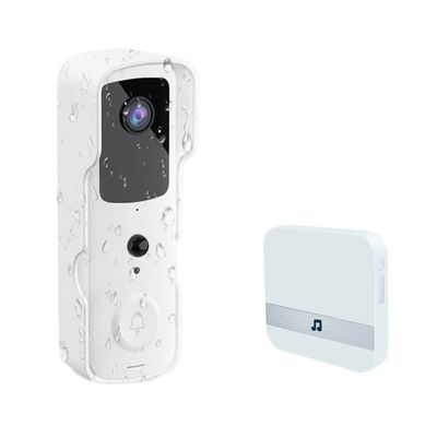 دوربین زنگ درب امنیتی وای فای هوشمند 2.4G با صدای دو طرفه Chime در شب