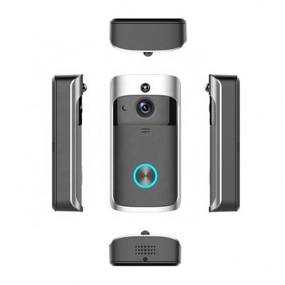 زنگ ویدیویی بی‌سیم هوشمند Wifi 1080P با صدای زنگ دو طرفه تشخیص حرکت درب جلو