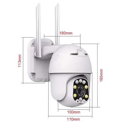 دوربین IP66 Wifi Wi-Fi Dome دوربین IP خانگی Wi-Fi Pan Tilt Night Vision